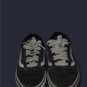 Classic Black and White Womans Sneakers
